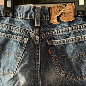Orange tab Levis